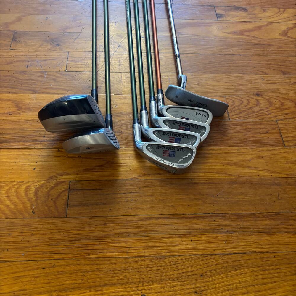 U.S. Kids Golf W,P,6,8,9 1,3 Driver (8i 33") RH Golf Clubs
